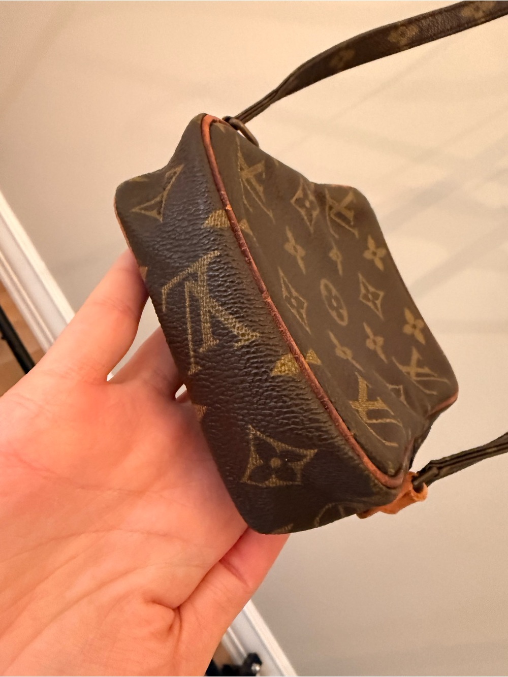 Authenticated Louis Vuitton Mini Danube Crossbody Great Condition 4.3x5.5x1.6” - Picture 15 of 15